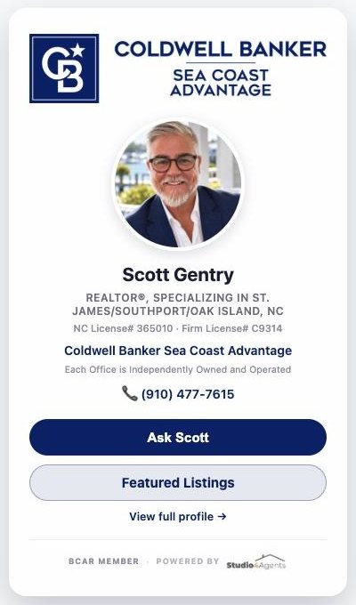 The agent's ad card on an Advice4Homeownership article with an Ask button
